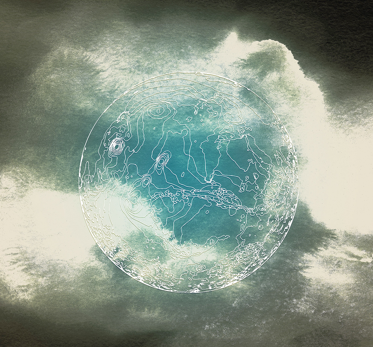 Papier peint panoramique Représentation Planète - Papier Peint Komar Into Adventure