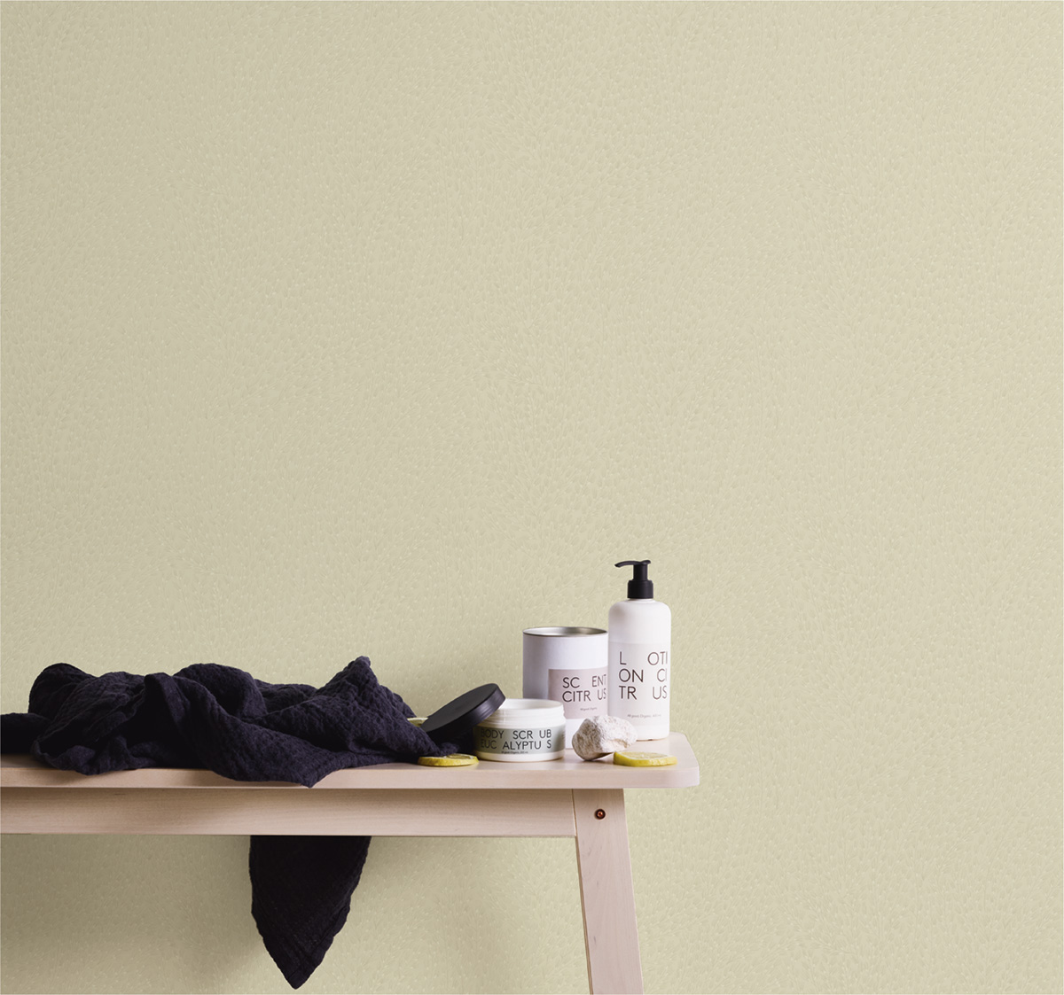 Papier peint Semis Feuillage vert pâle - Soline de Lutèce | Réf. LTC-51250618