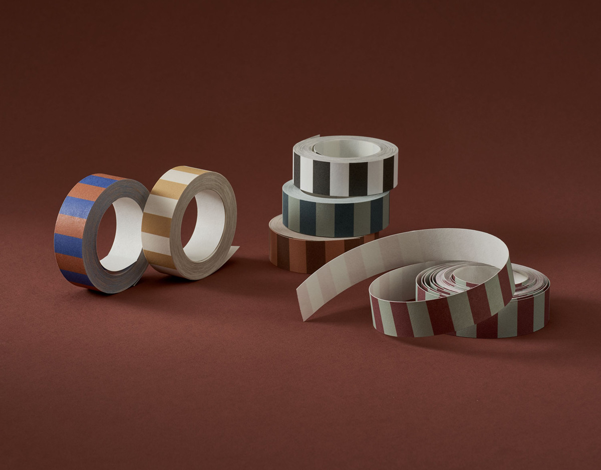 Galon Pointillé Rétro jaune ocre - Galons et Frises de Casadéco | Réf. GAFR200472234