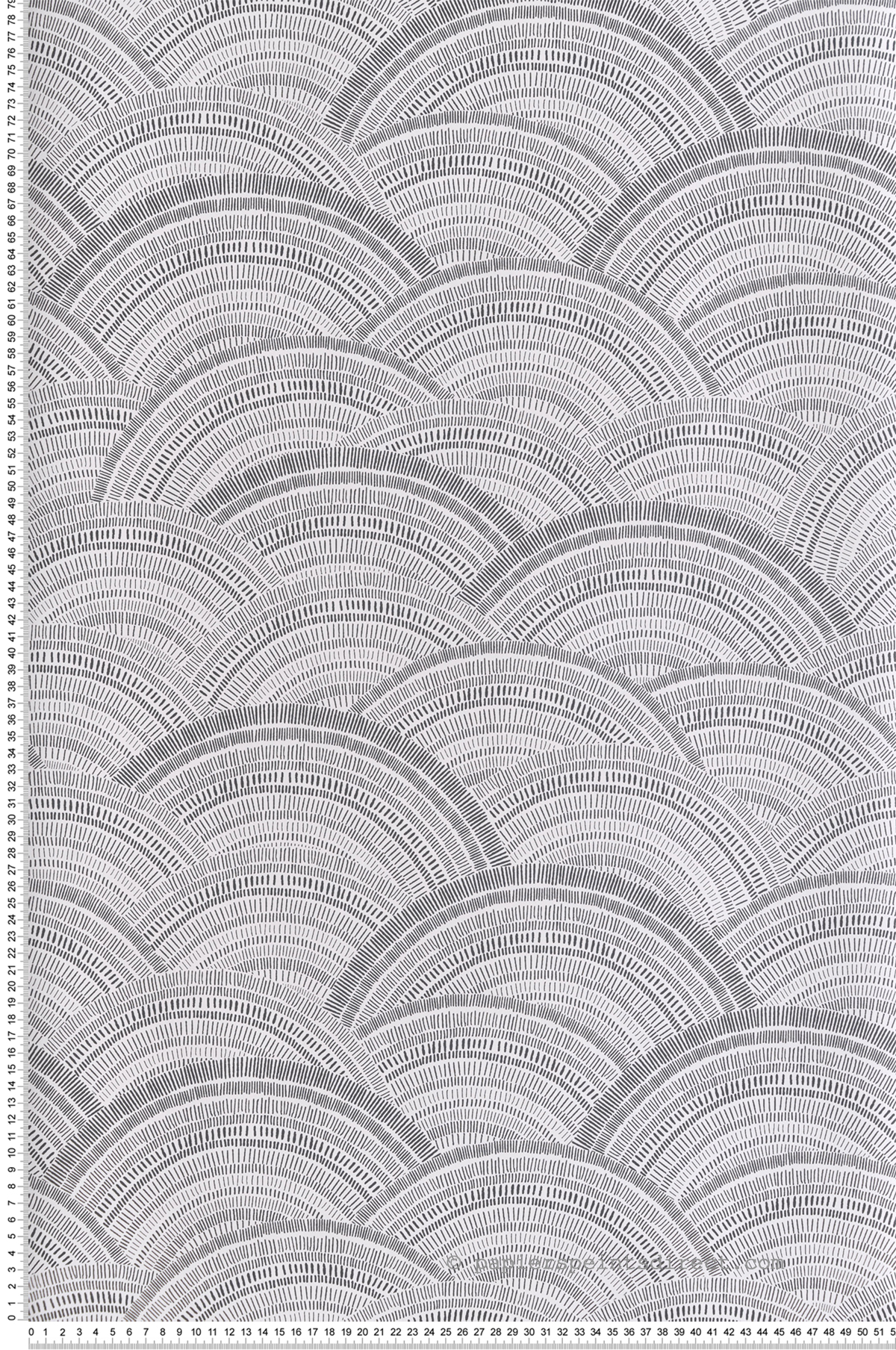 Papier peint Vague Abstraite Encircle anthracite - Harmony de Lutèce | Réf. LTC-FD27203