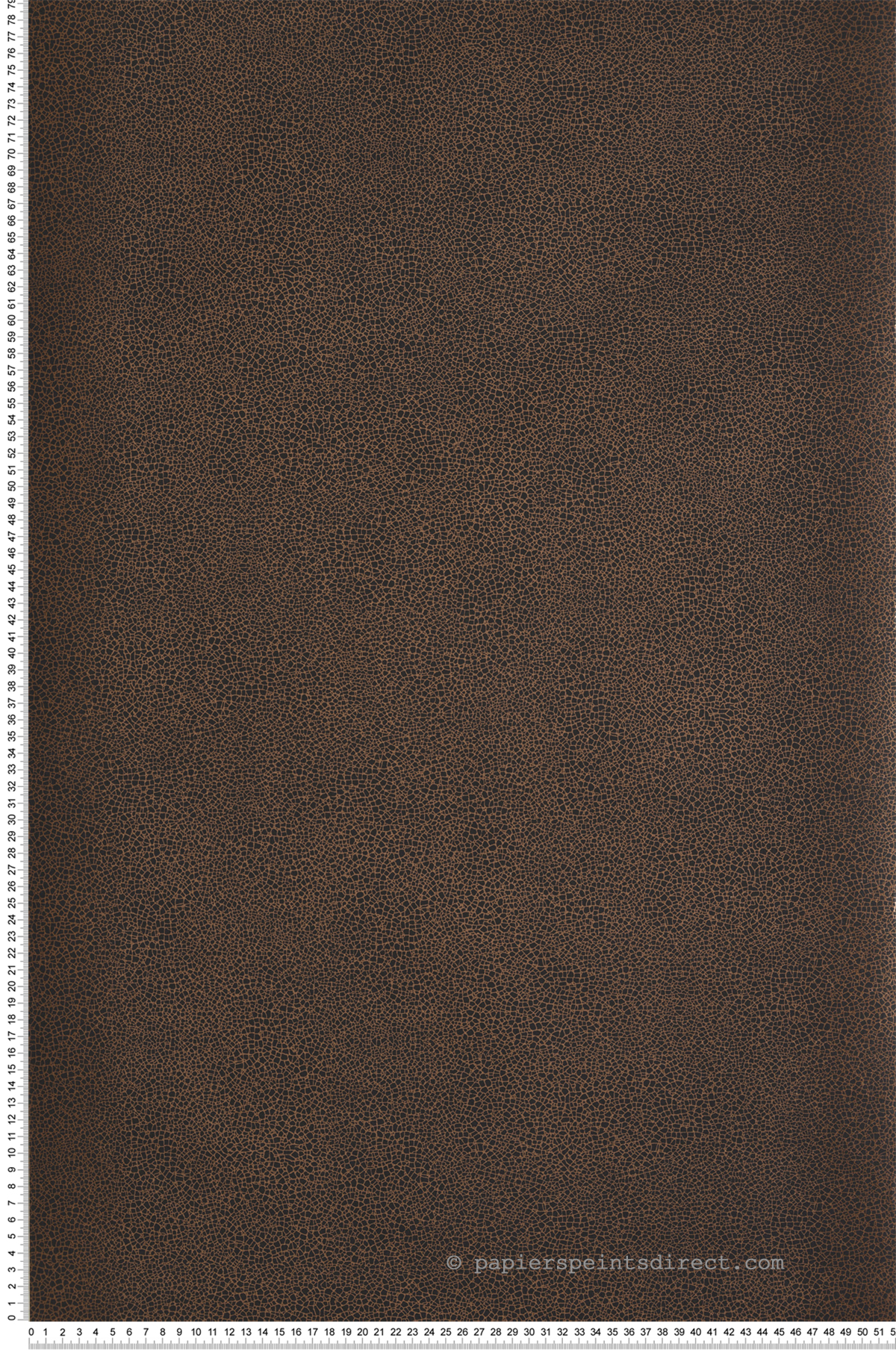 Papier peint Céramique Craquelée noir - Elodie 1838 Wallcoverings d'Initiales | Réf. INI-90714106