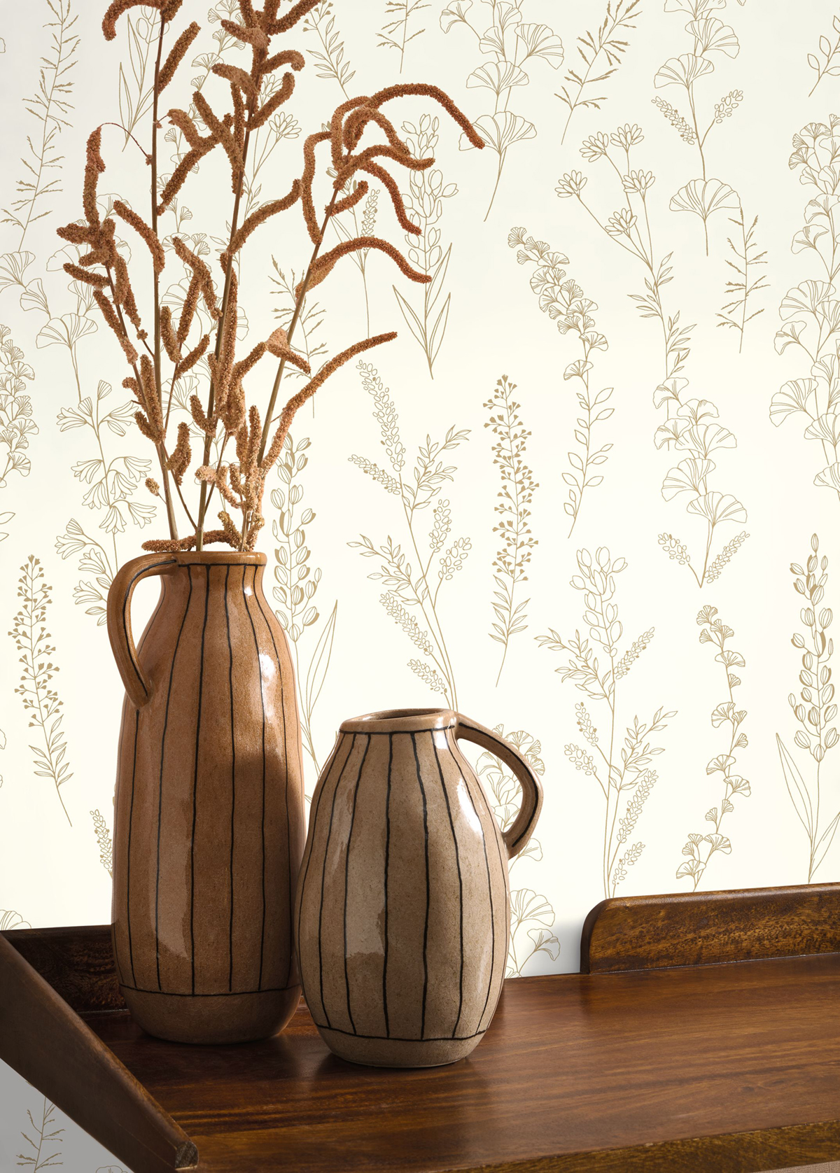 Papier peint Carnet Botanique naturel - Le Beau Jardin de Casadéco | Réf. BJAR202591234