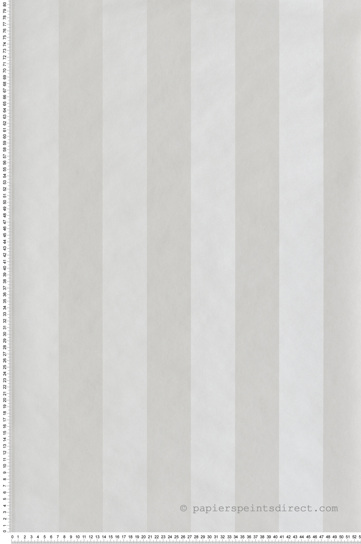 Papier peint Rayure Cyprian lin blanc métallisé - Othello de Masureel | Réf. MAS-OTH401