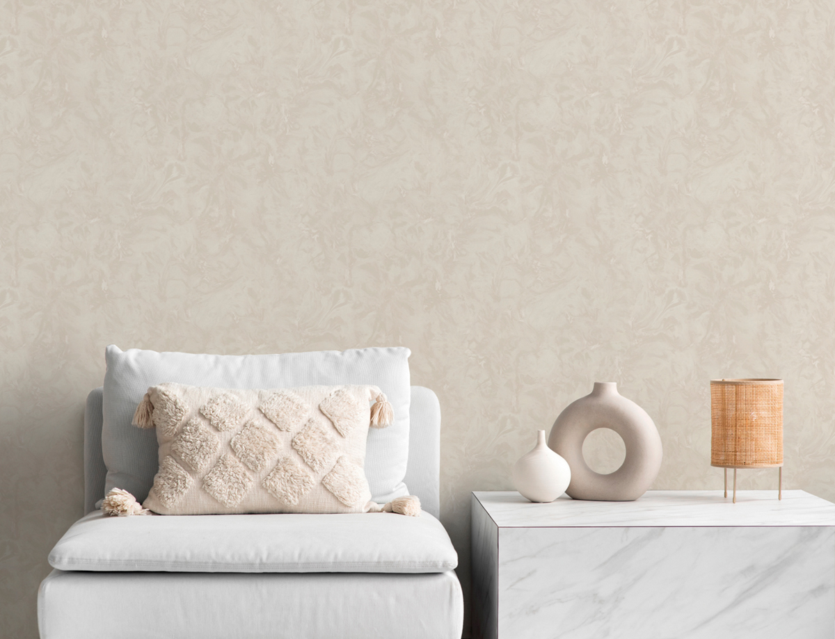 Papier peint Marbre Nacré écru- Architexture de Montecolino | Réf. MC-AZ15515