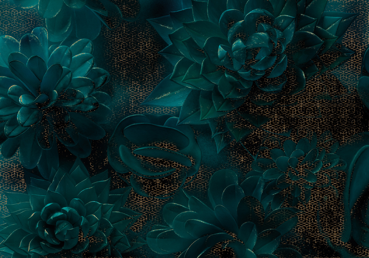 Papier peint panoramique Ombres - Papier peint Komar Heritage