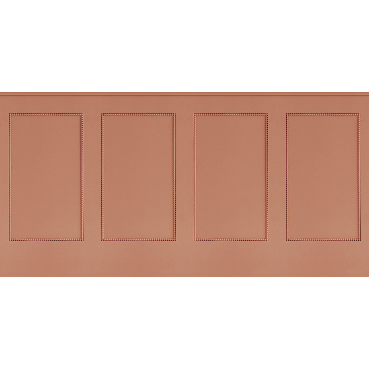 Papier peint Soubassement Moulure S terracotta - Reliefs de Casélio | Réf. RLF106358013