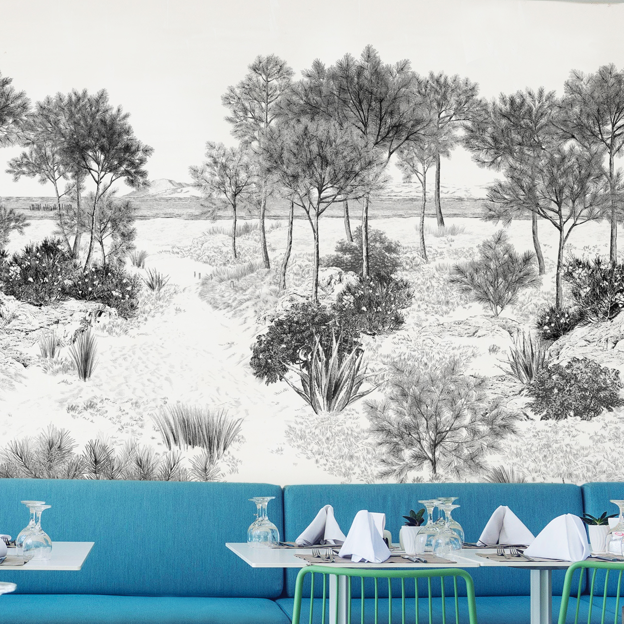 Papier peint panoramique Dune - 1/2/3 - Isidore Leroy AMB4