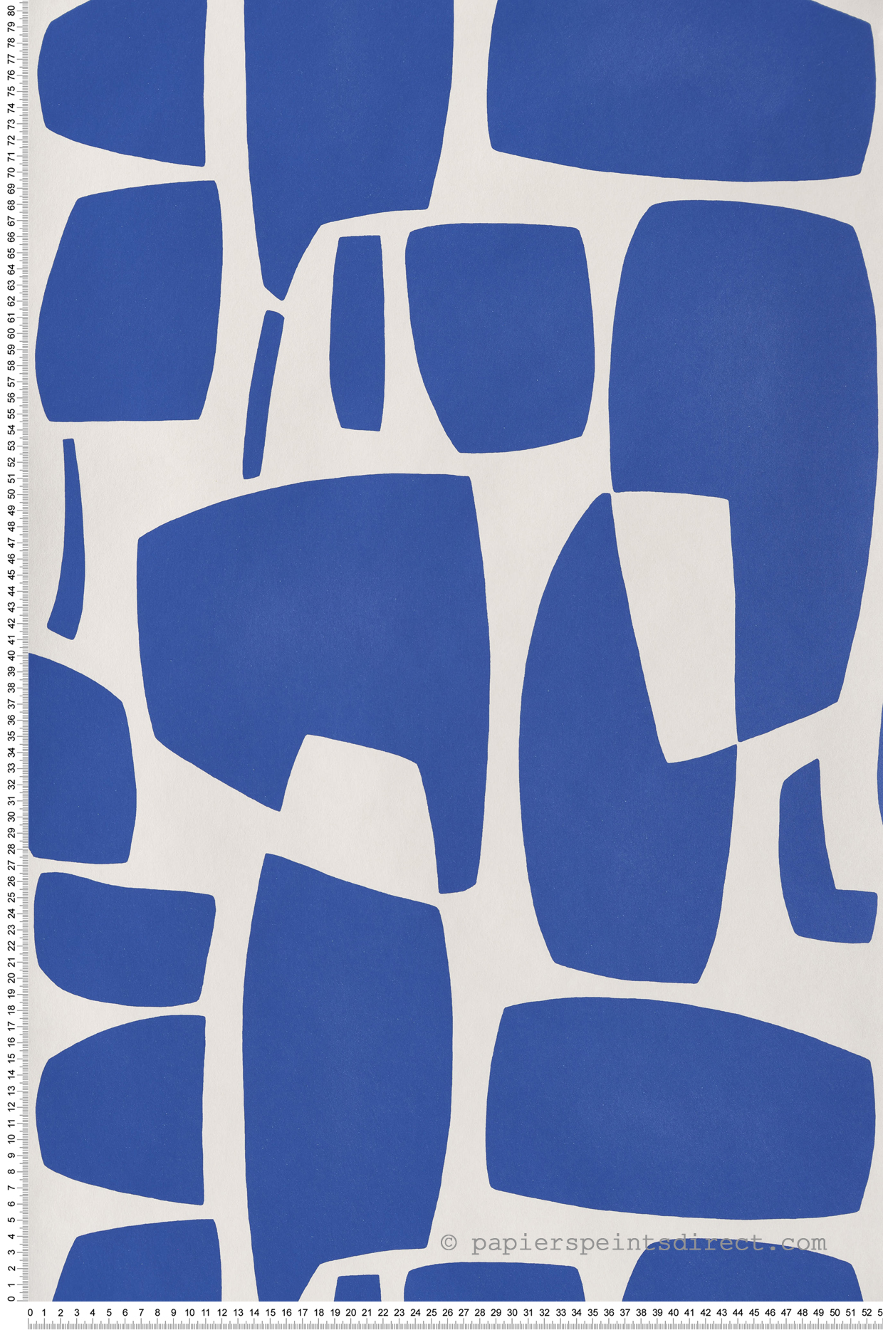 Papier peint Forme Géométrique Module bleu - Milano Sixties de Casadéco | Réf. MISI89386776