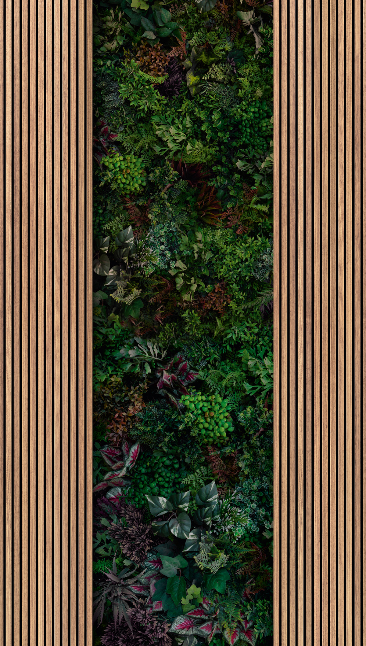 Papier peint panoramique Tasseau Bois Verdure - The Wall 3 d'A.S. Création | Réf. AS-398521