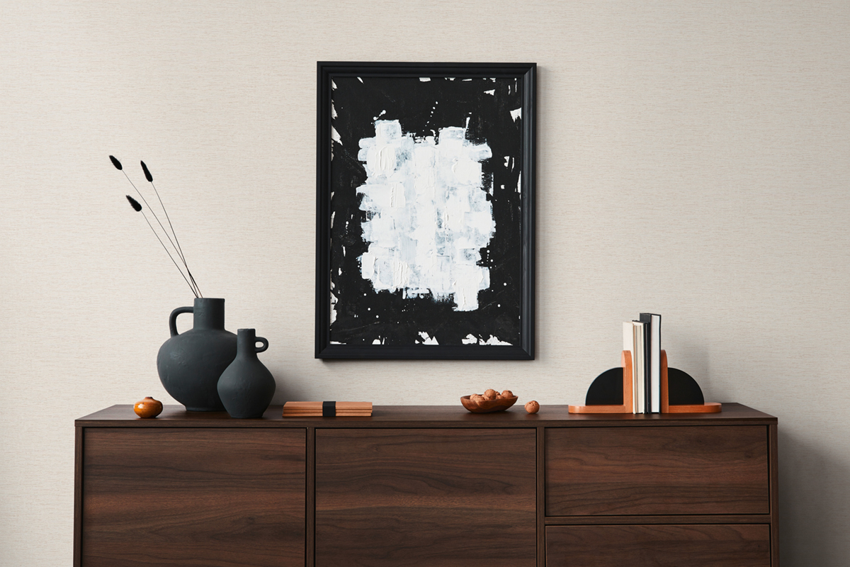 Papier peint Uni Toile Fond Tissé écru - Famous Garden d'A.S. Création | Réf. AS-393511