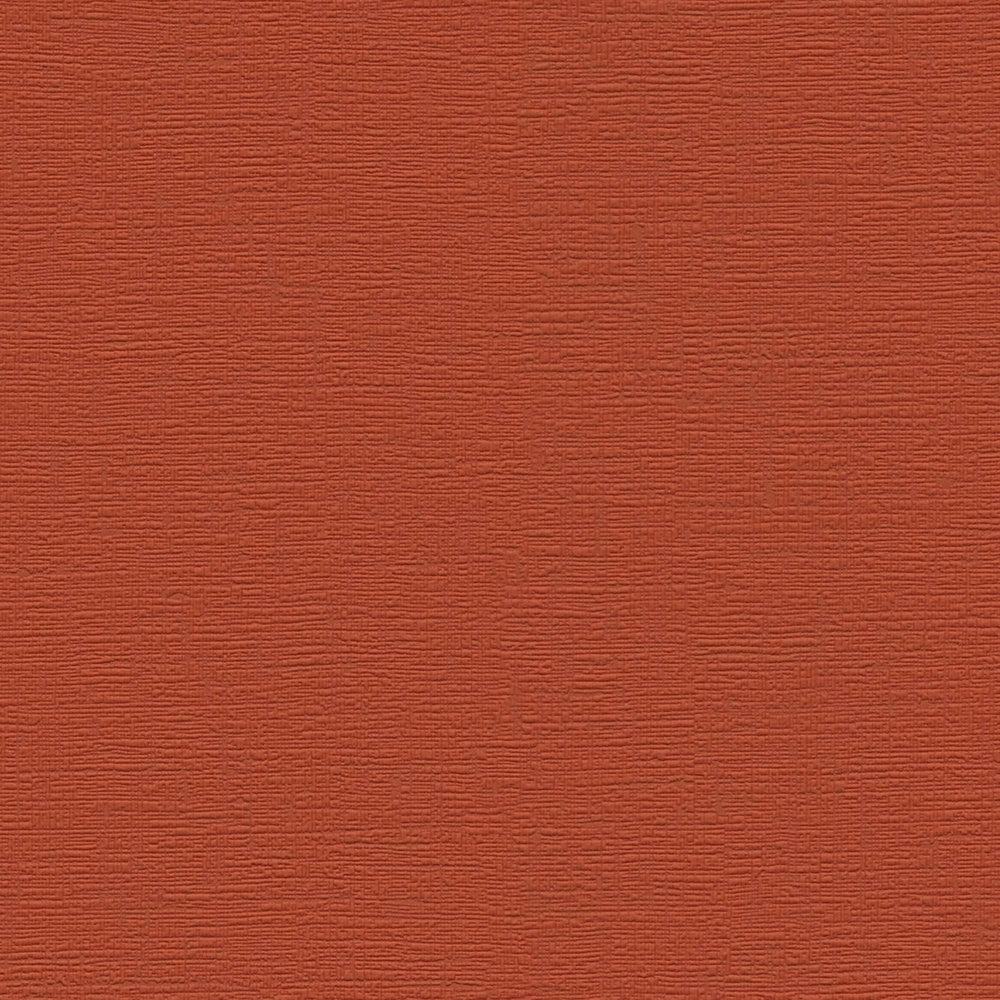 Papier peint Uni Tissé Life rouge brique - French Affair d'A.S. Création ZOOM | Réf. AS-395795