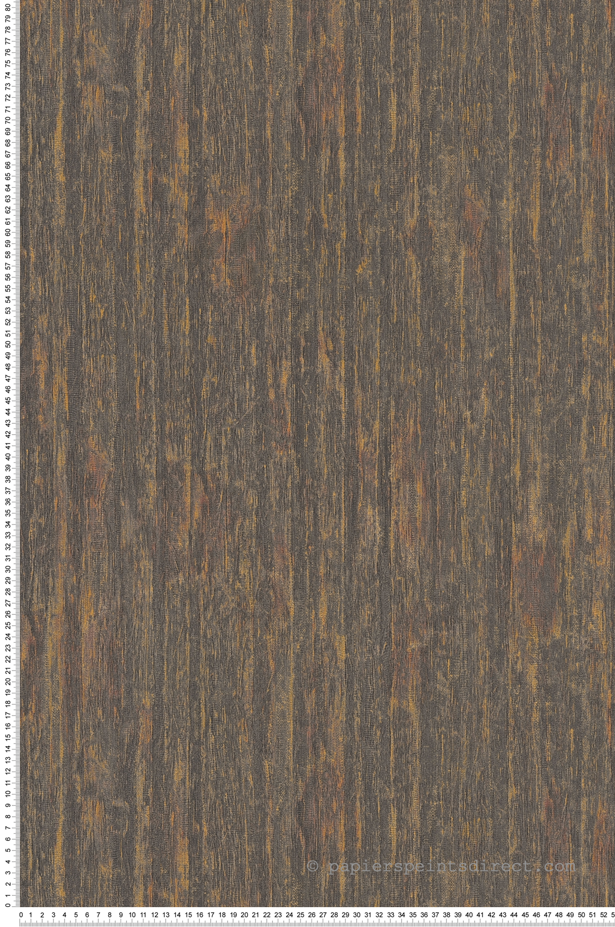 Papier peint Essence Bois charbon ocre - Smart Surfaces d'A.S. Création | Réf. AS-395616