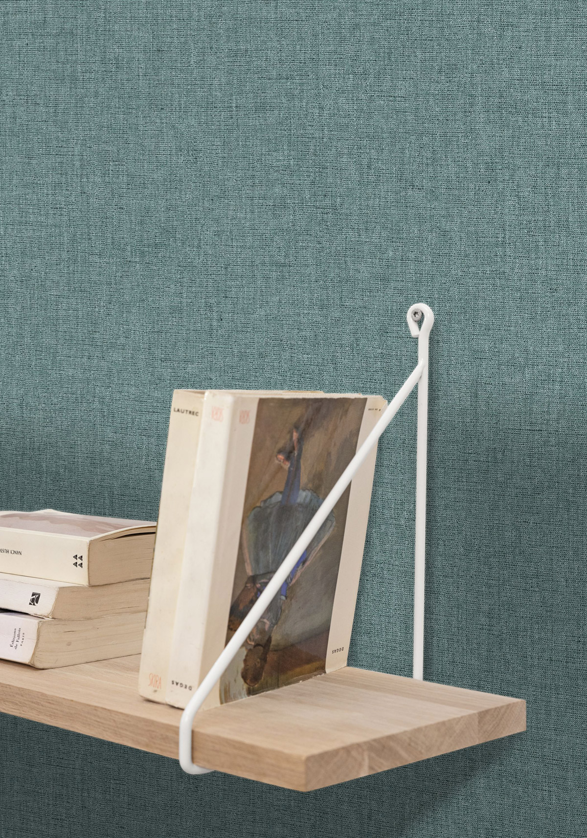 Papier peint Faux Uni Tissage vert - Reliefs de Casélio | Réf. RLF103227270