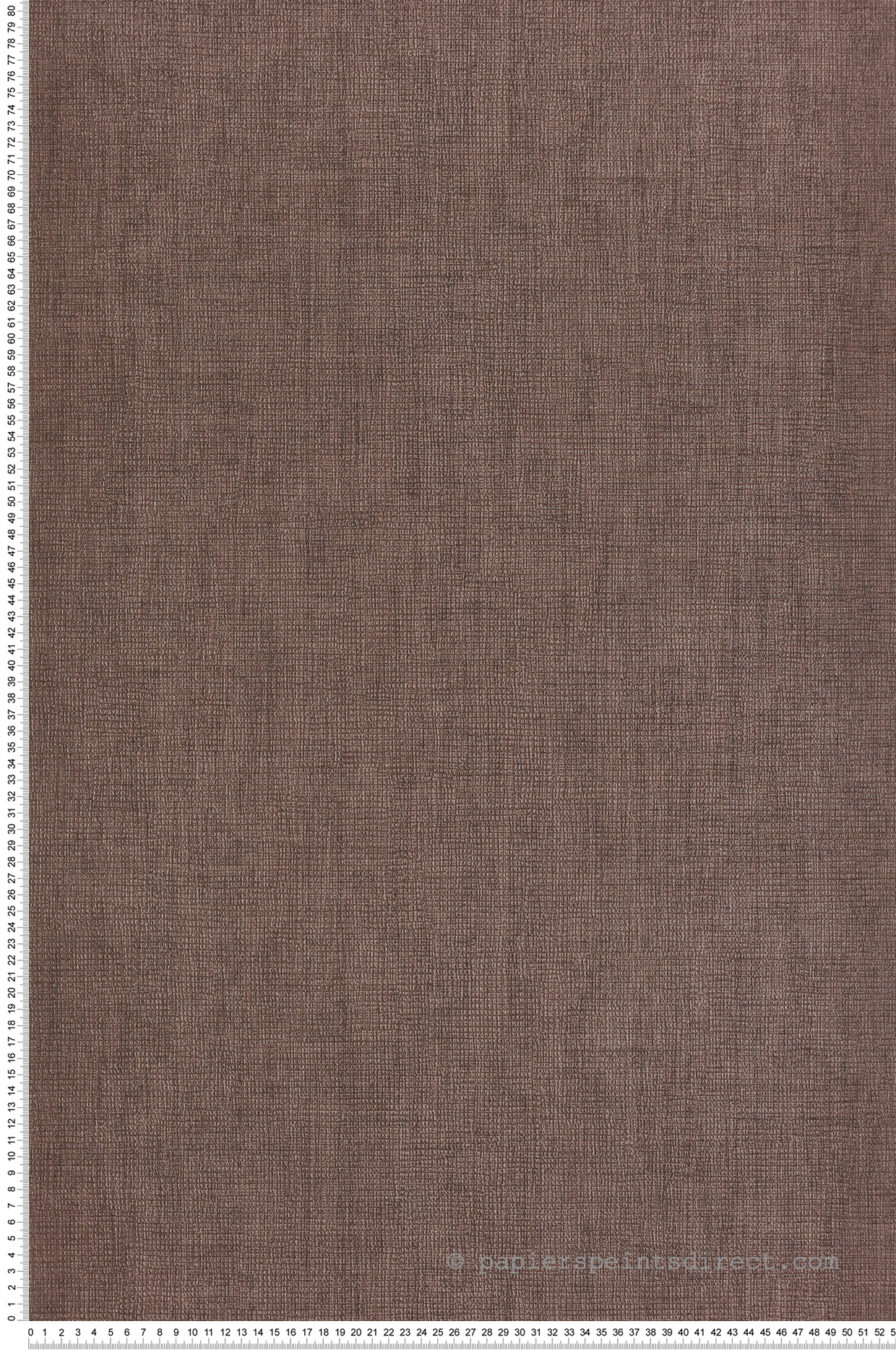 Papier peint Faux Uni Textile chocolat - Jaipur de Montecolino | Réf. MC-26479
