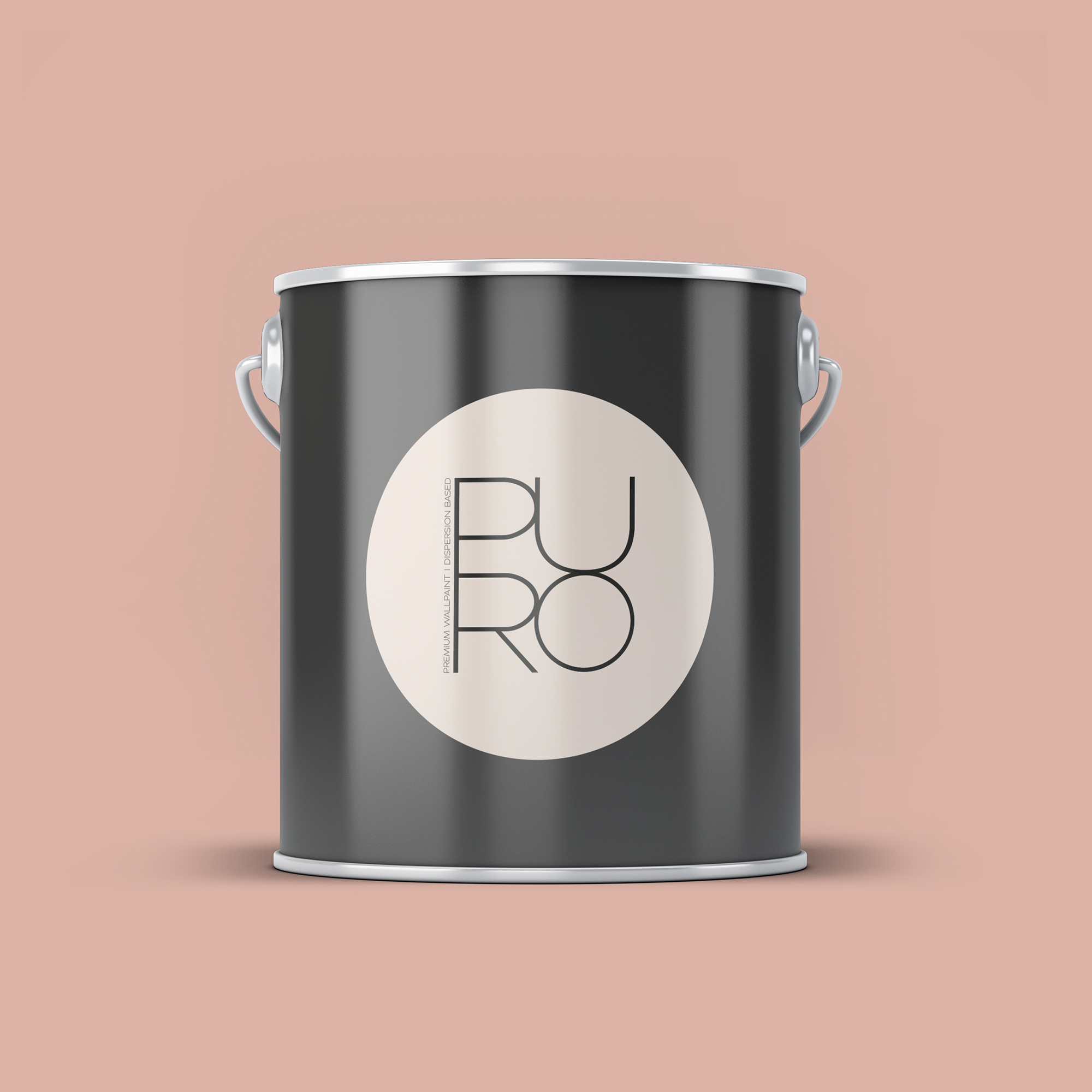 Image d'un pot de 2,5 litres de peinture Puro rose rosy beige - c2023