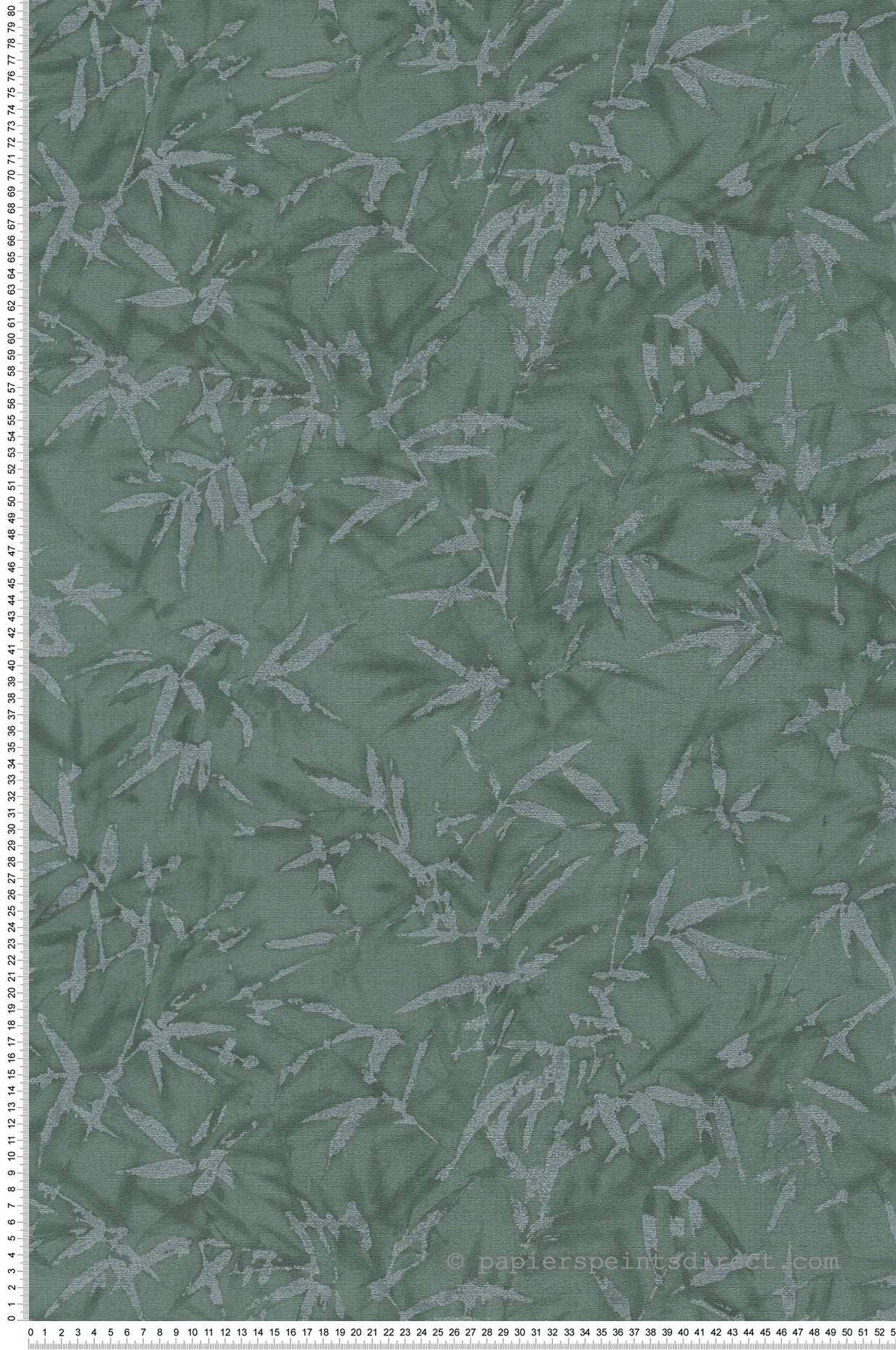Papier peint Feuillage Bambou vert sombre argenté - History of Art 2 d'AS Création | Réf. AS-790465