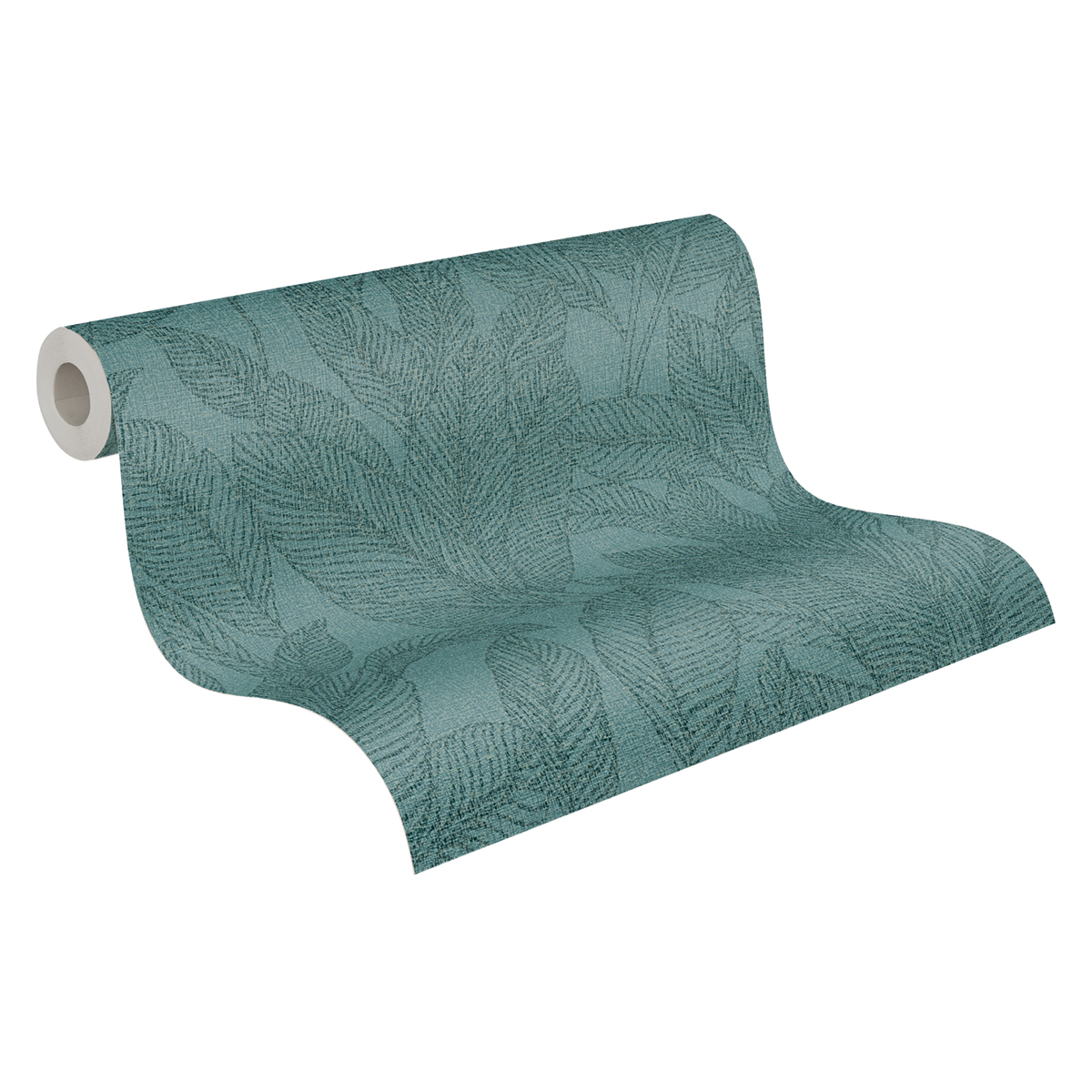 Papier peint Feuille Golden Fern vert paon doré - Cosmoliving d'A.S. Création ROLL | Réf. AS-790644