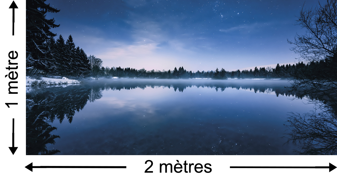 Panoramique Glistening Stars - Papier peint Komar