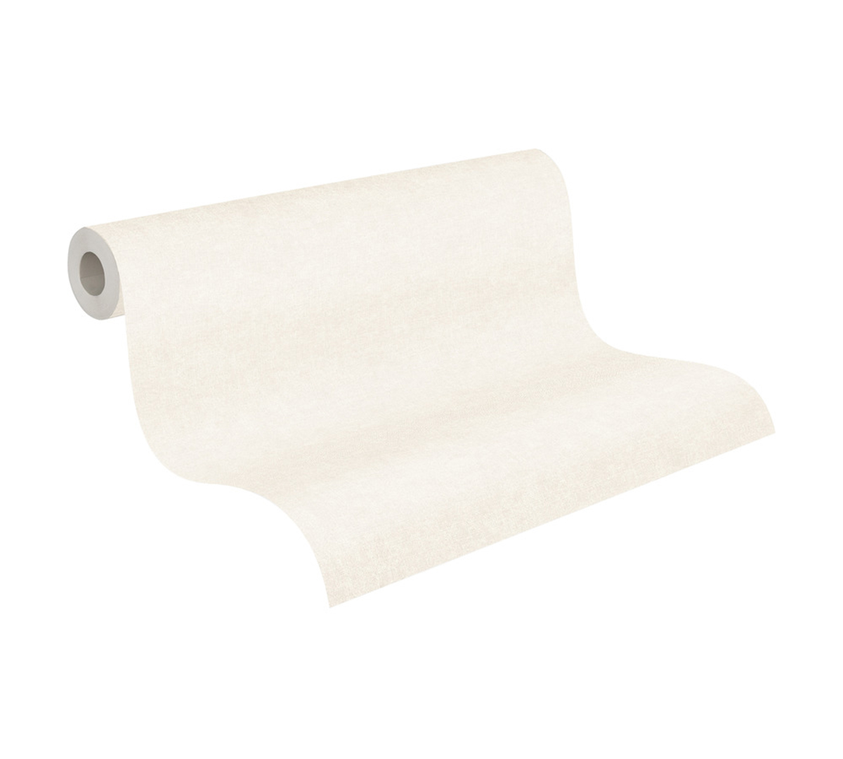 Papier peint Uni Nuancé Toile blanc lin - Smart Surfaces d'A.S. Création AMB3| Réf. AS-367203