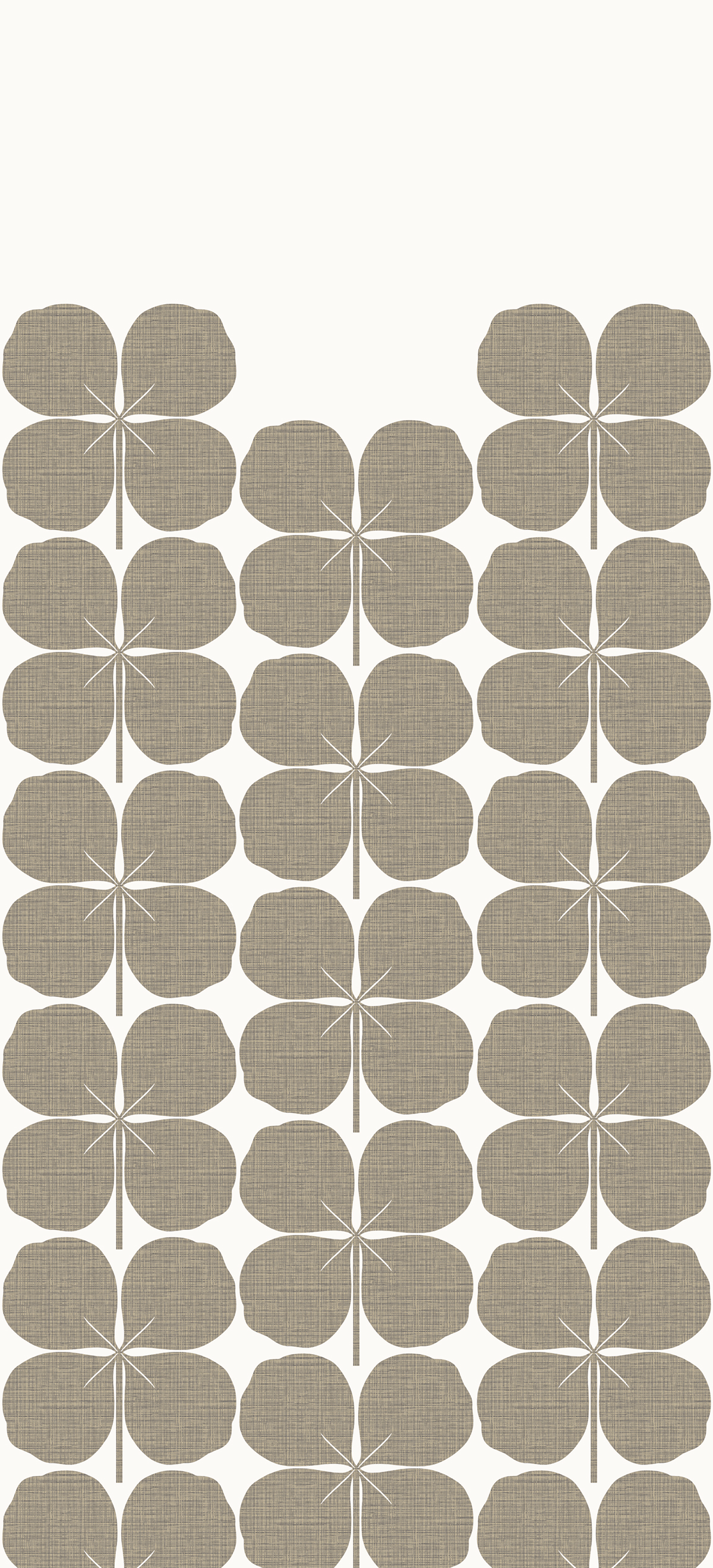 Papier peint panoramique Trèfle à 4 Feuilles Bonheur Grès B - 4/5/6 - Isidore Leroy