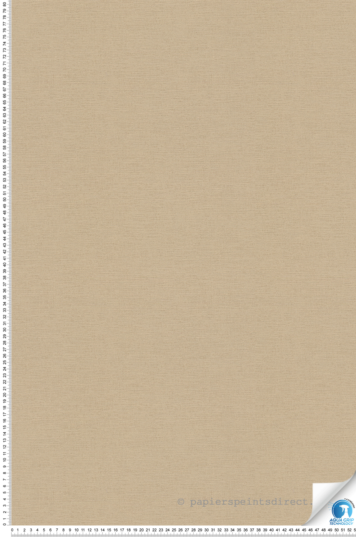 Papier peint préencollé Uni Around moka - Designdrop d'A.S. Création | Réf. AS-785754