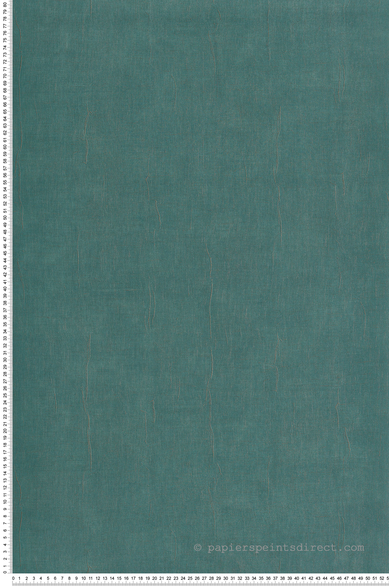 Papier peint Uni Etamine vert émeraude cuivré - Etamine de Casadéco | Réf. ETAM200257997