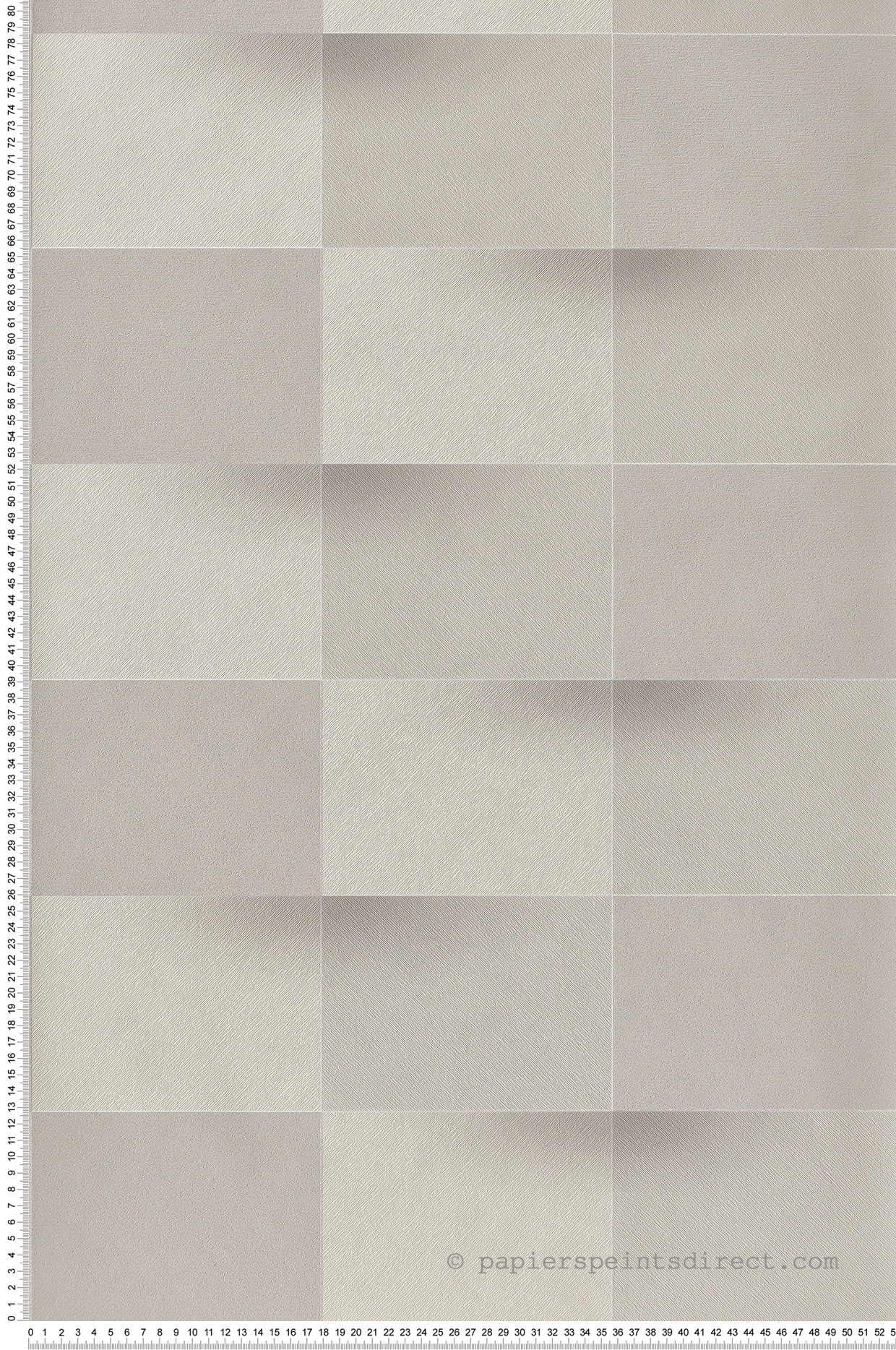 Papier peint Géométrique Blocks taupe et argenté - Perception de Casadéco | Réf. PERP86531324