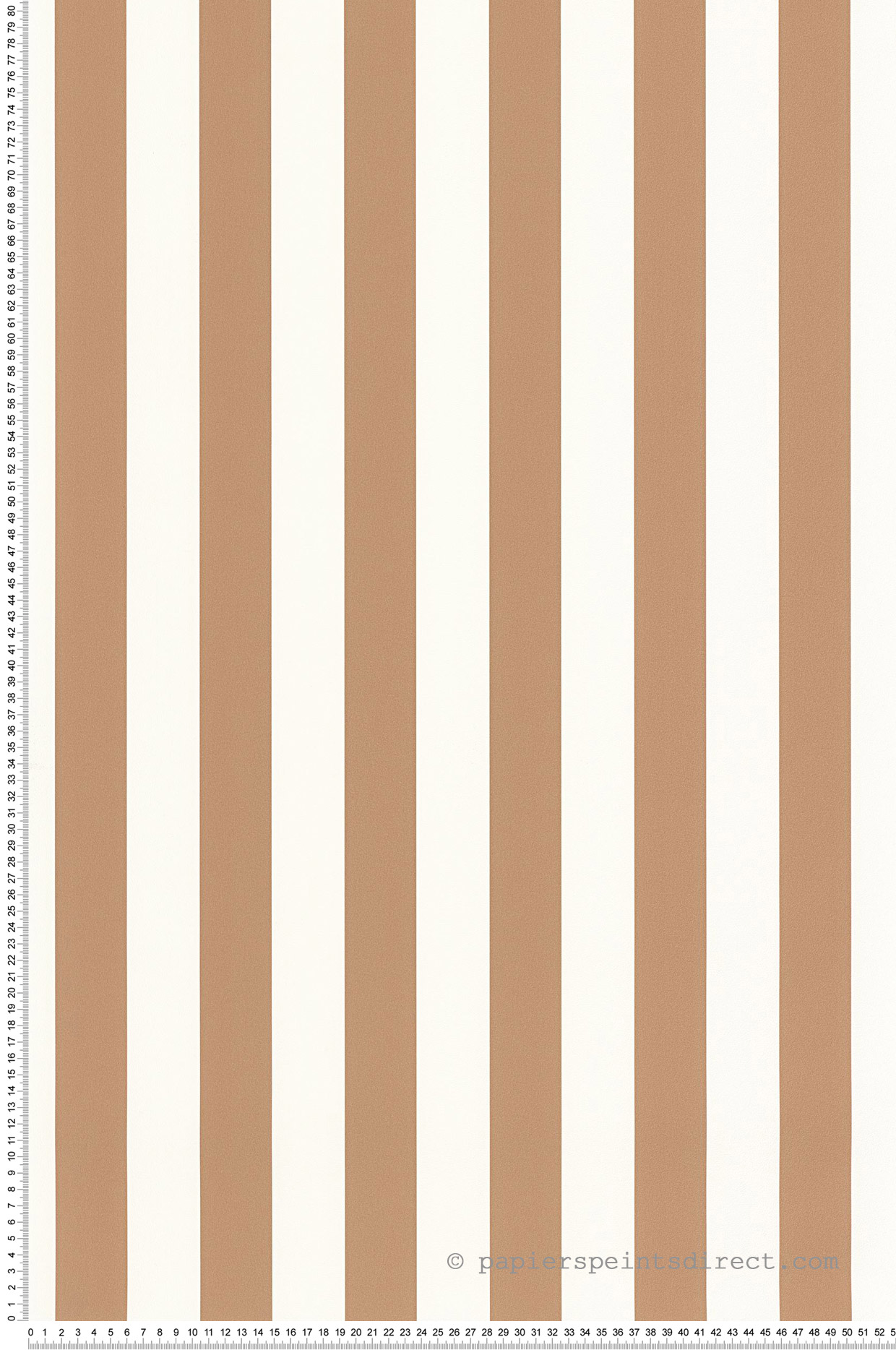 Papier peint Rayures Fines Lines camel - Basics de Casélio | Réf. BAI104032228