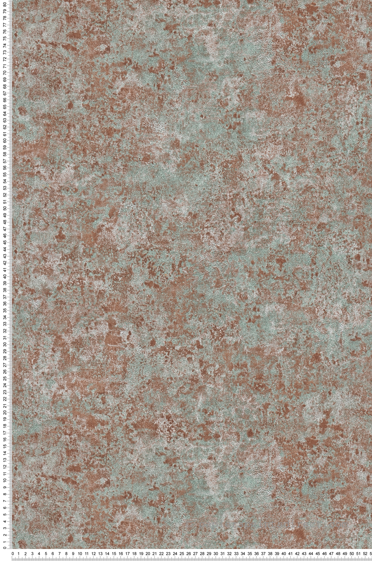 Papier peint Métal Stone argenté vert rouille - Metropolitan Stories 3 d'A.S. Création | Réf. AS-391101