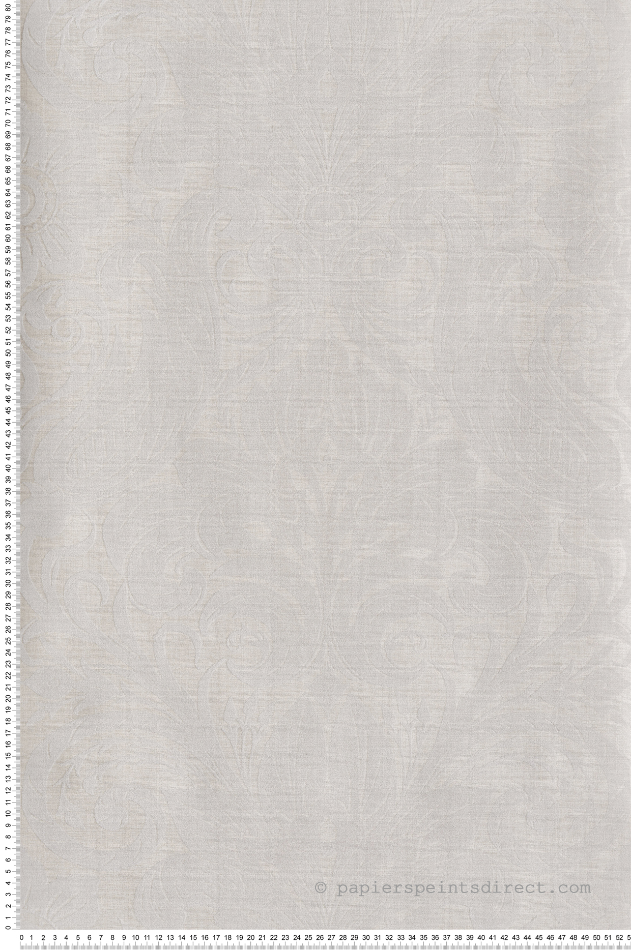 Papier peint Médaillon Floral Velours beige - The Wall Llewelyn-Bowen de Lutèce | Réf. LTC-LB25171