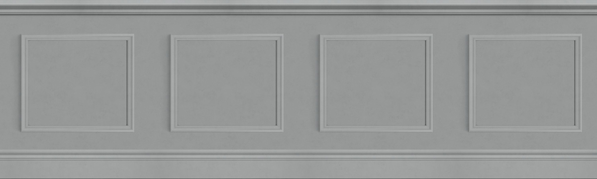 Papier peint Soubassement Bibliothèque Moulure Régulière pierre - Galons et Frises de Casadéco AMB4| Réf. GAFR200469387