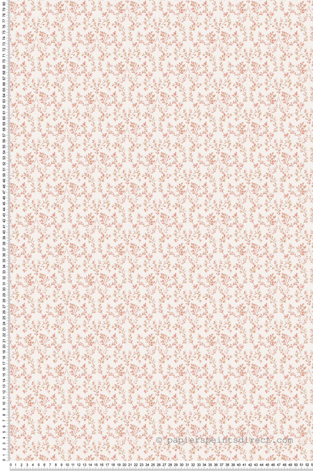 Papier peint Bouton Floral rose beige - Mini Prints de Lutèce | Réf. LTC-G56679