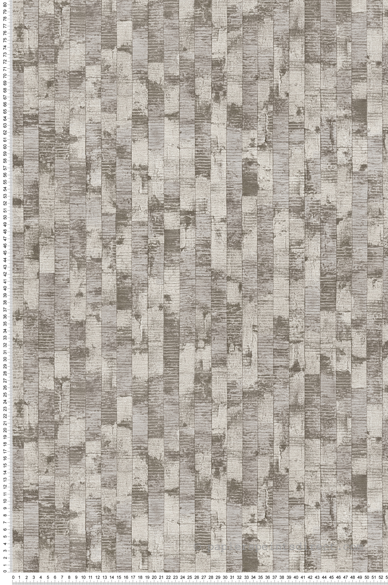 Papier peint Bois Lames Patiné gris argenté - Vibes & Styles d'A.S. Création | Réf. AS-790082