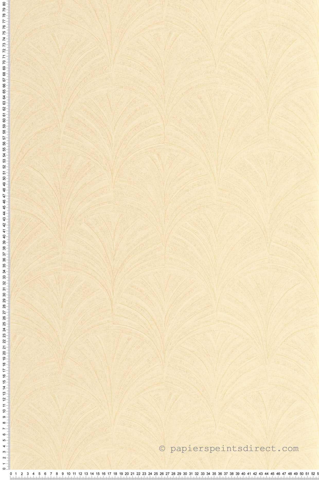 Papier peint Art Déco Vibration beige - Symphony de Casélio | Réf. SYM107030187