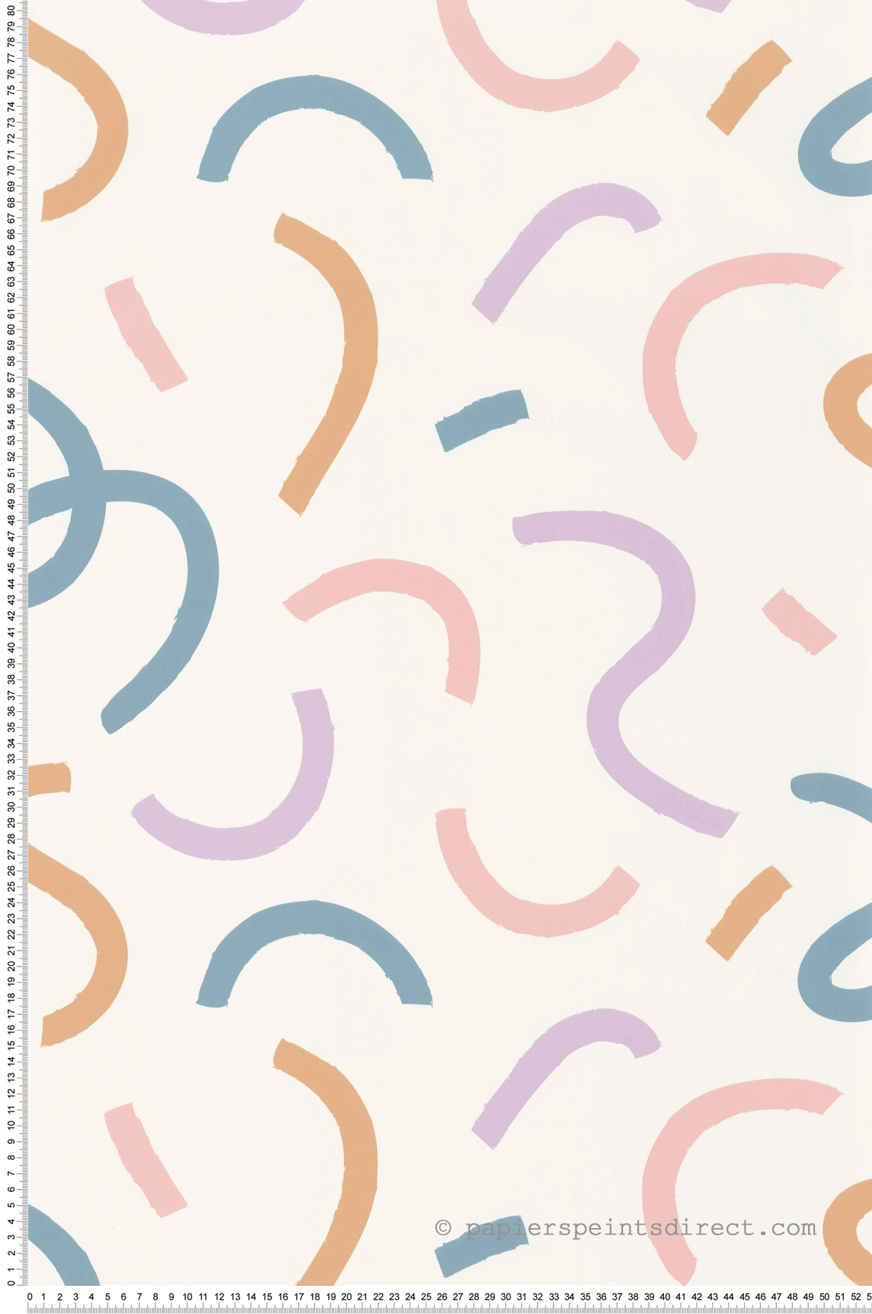 Papier peint Confetti Good Vibes Only rose violet - Young & Free de Casélio | Réf. YNF103394028