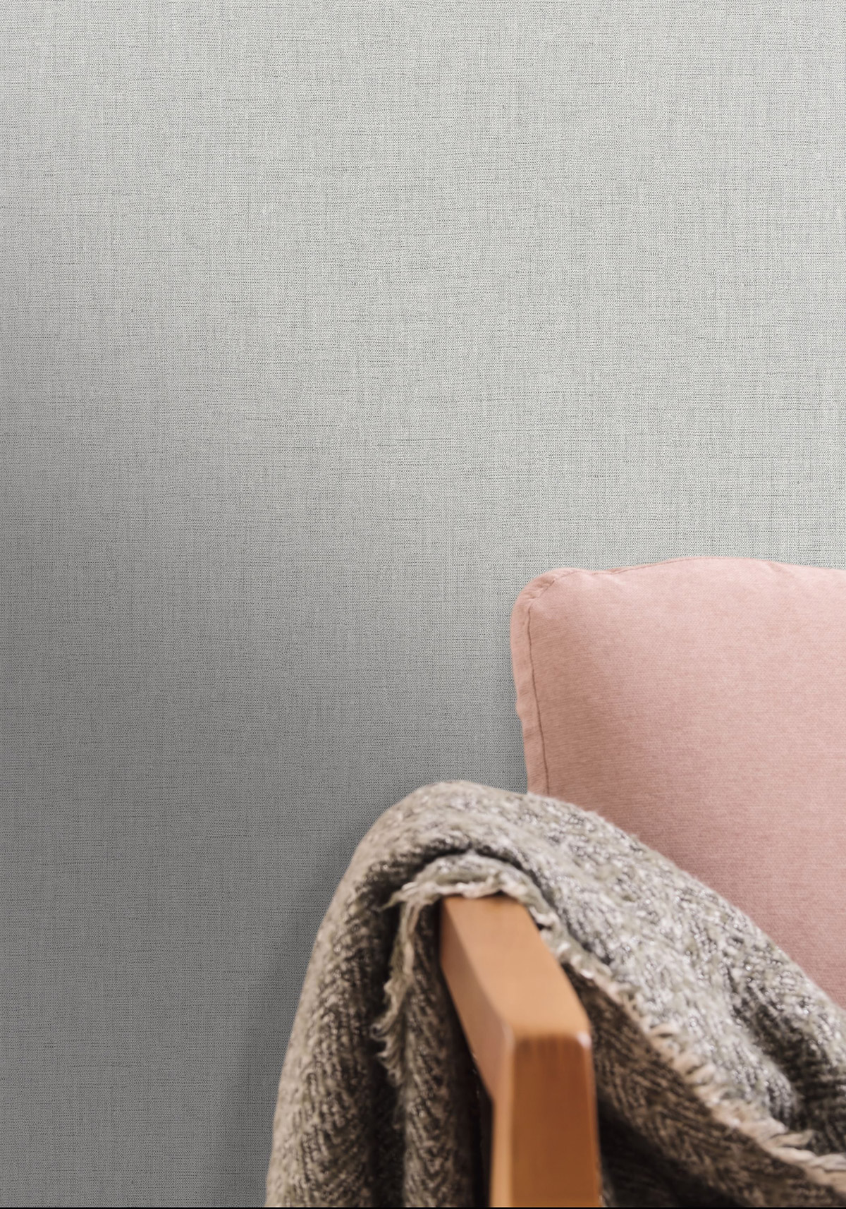 Papier peint Faux Uni Tissage gris galet - Reliefs de Casélio | Réf. RLF103229264