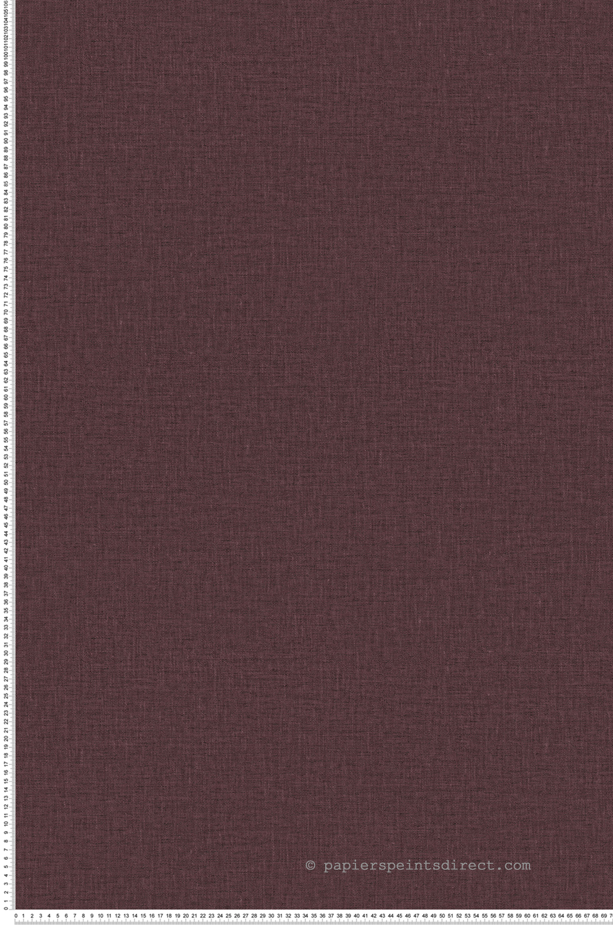 Papier peint Uni Lin Étoffe Lina prune - Modernismo de Casamance | Réf. CAS-76853364
