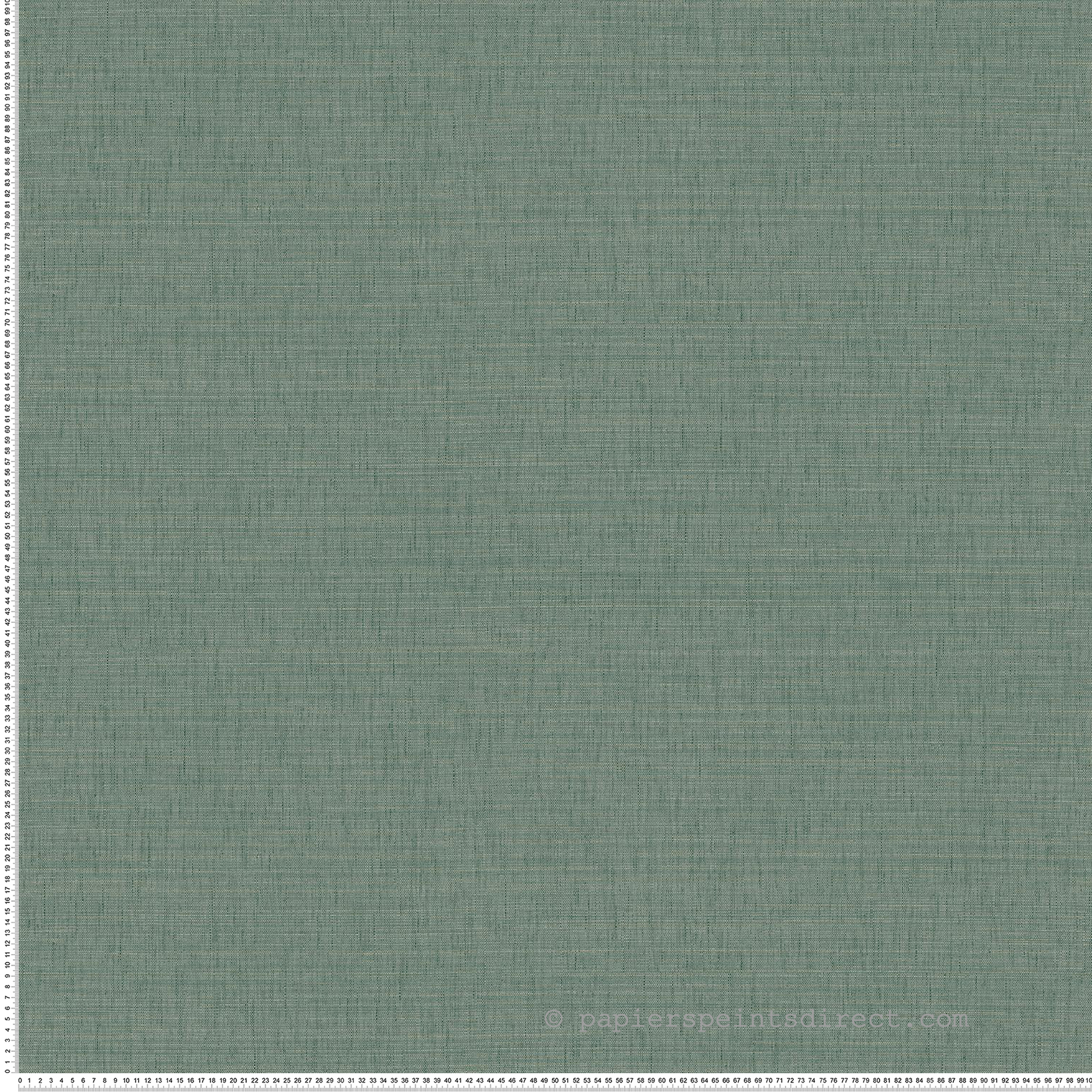 Papier peint Uni Effet Lin Fibra céladon - Tressora de Casamance | Réf. CAS-76954588
