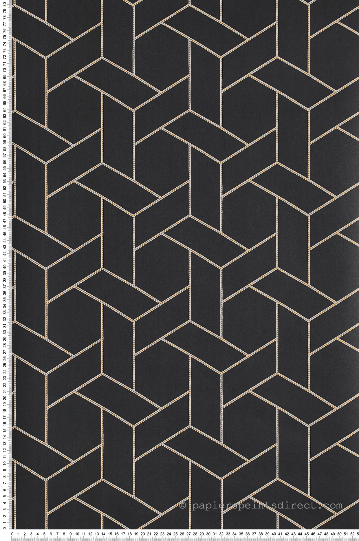 Papier Peint Focale noir - Helsinki de Casadéco | Réf. HELS82039528