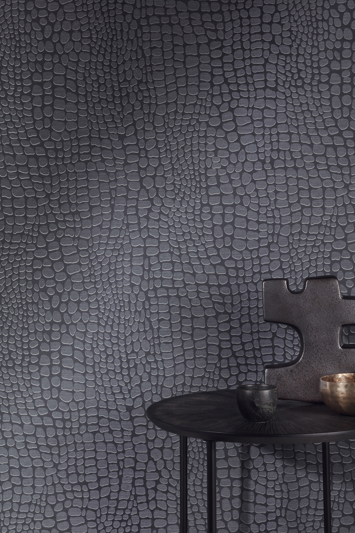 Papier peint Animalier Panthera gris irisé - Amazone de Masureel | Réf. MAS-ZON302