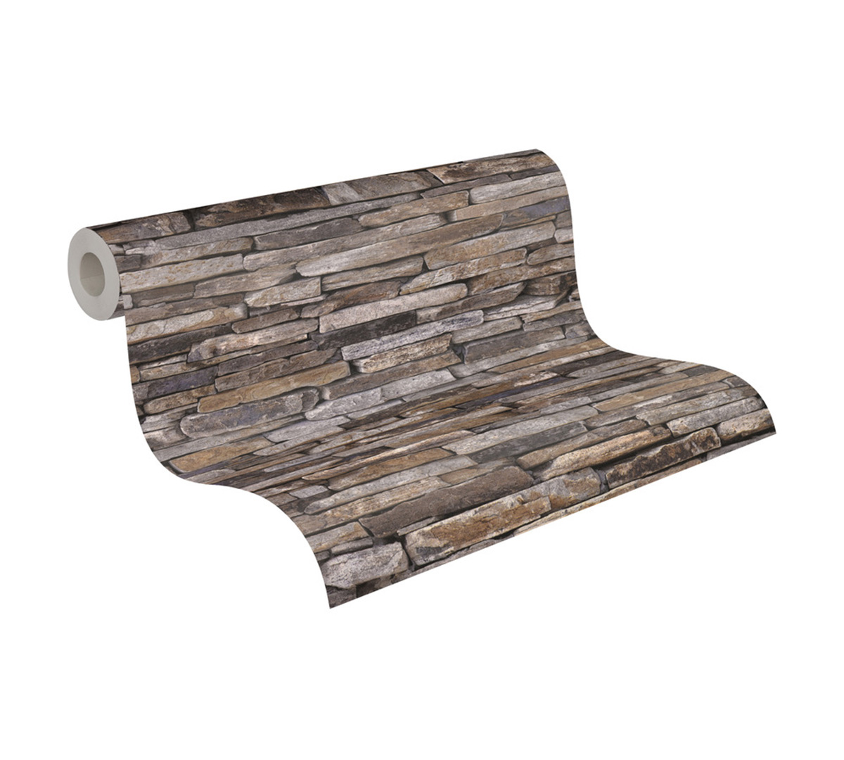 Papier peint Pierres Plates naturelles - Elements 2 d'A.S. Création ROLL | Réf. AS-914217