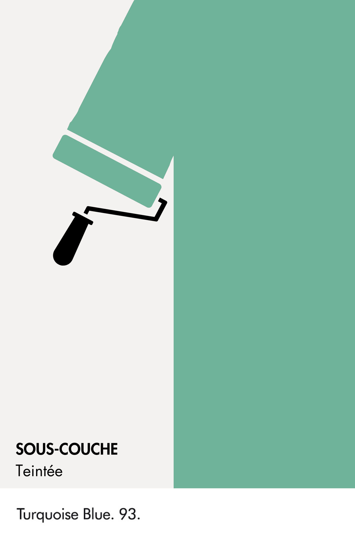 Sous-couche teintée Little Greene Turquoise Blue n°93