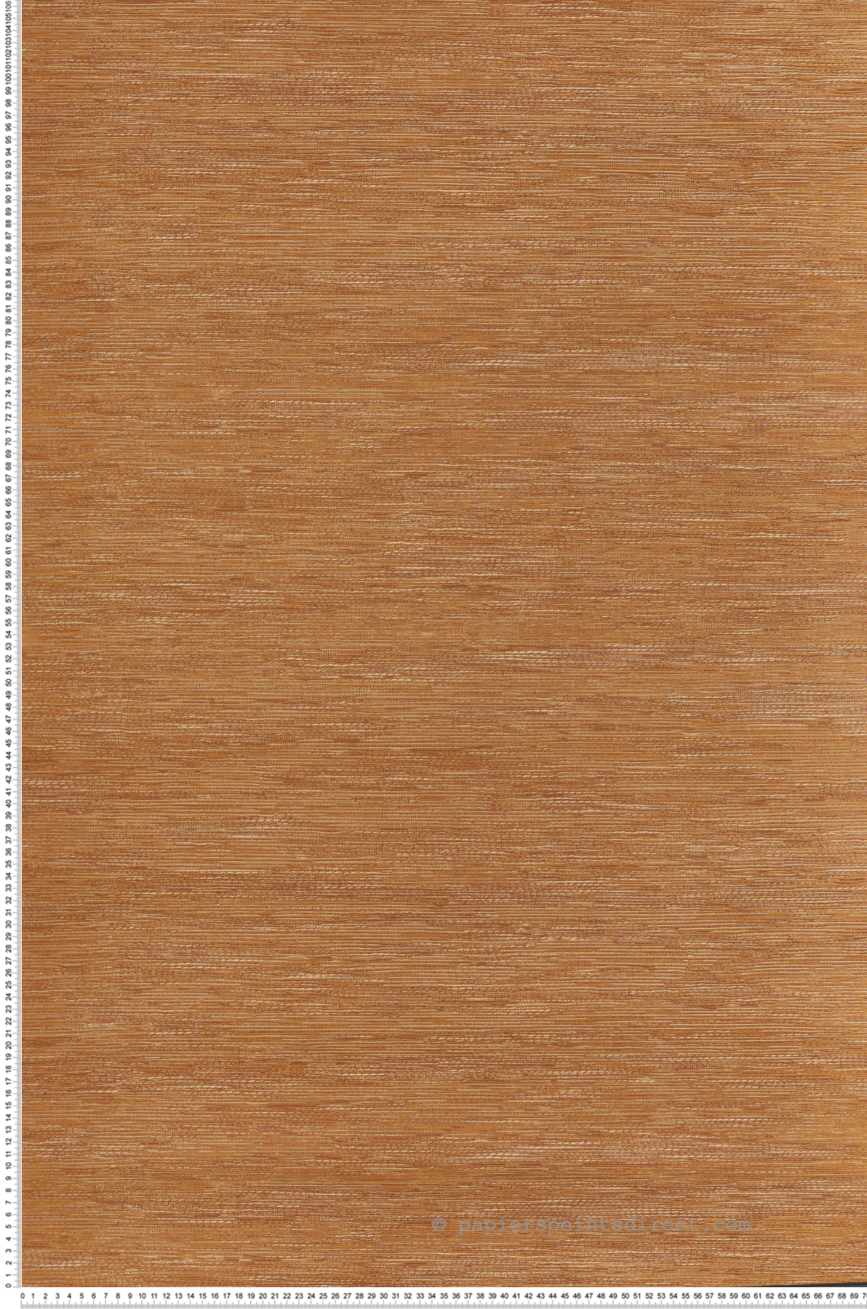 Papier peint Faux Uni Tissage Tatami caramel - Le Jacquard de Casamance | Réf. CAS-C75346630