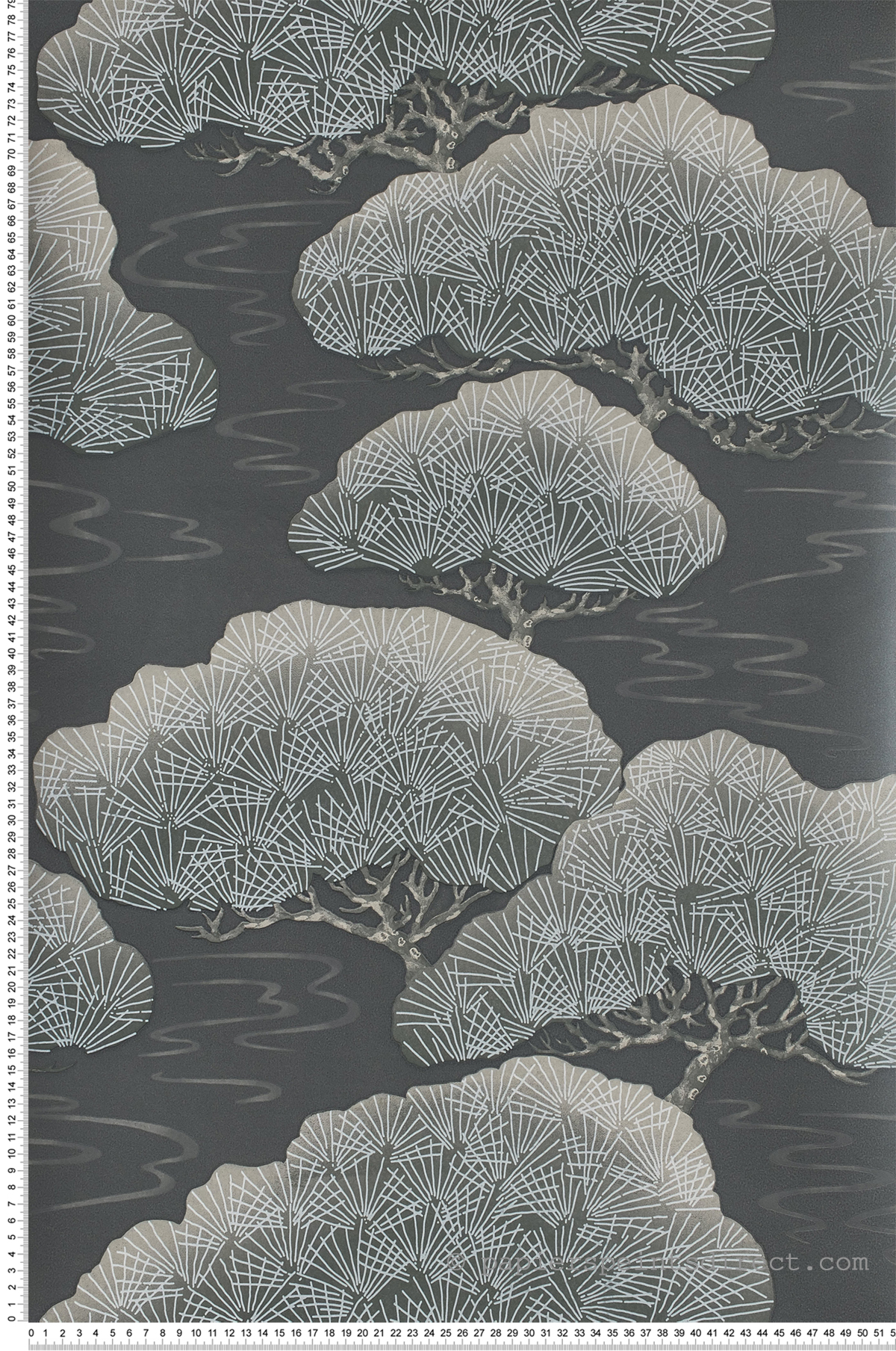 Papier peint collection Oriental Papers de The Little Greene, référence : 0275PISILVE