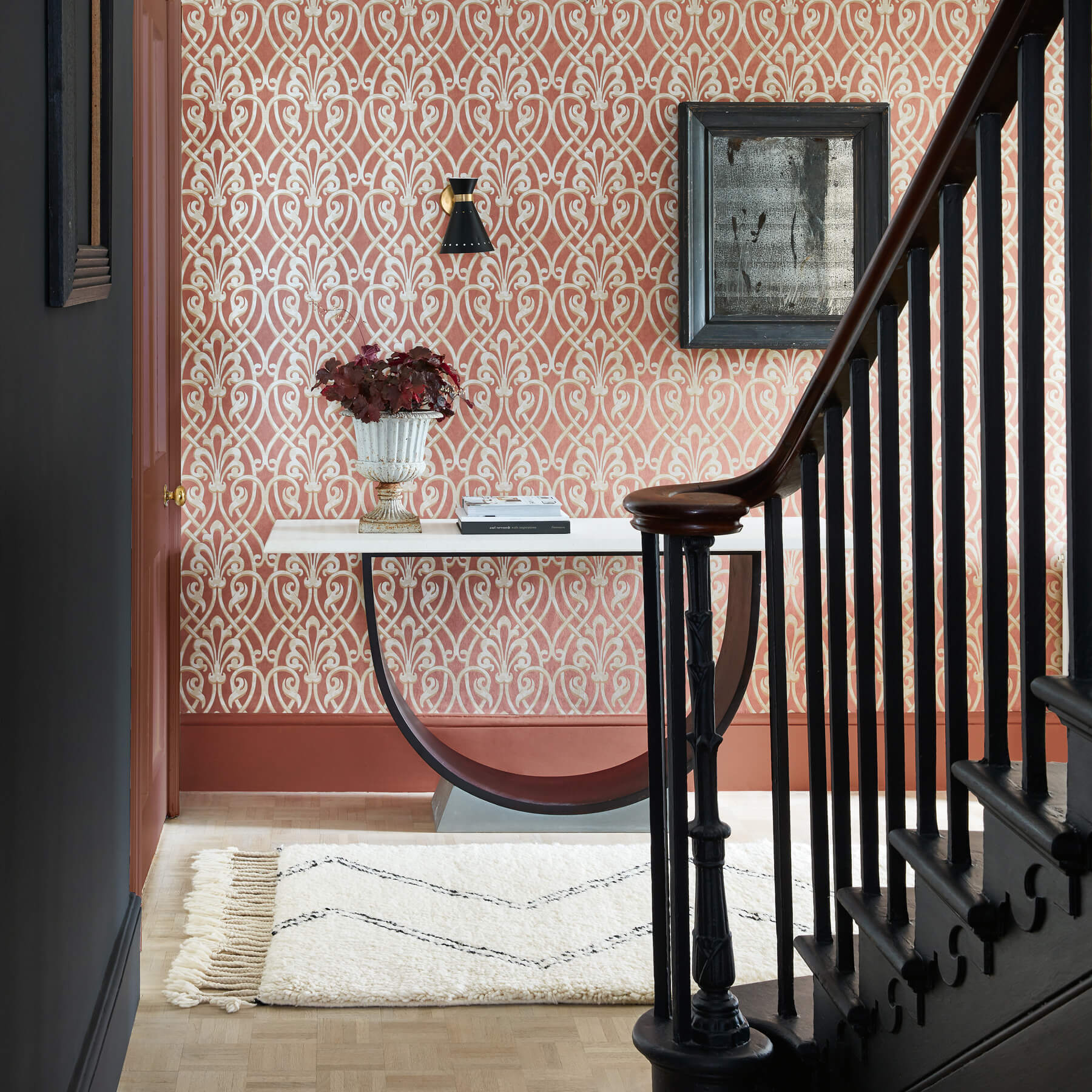 Papier peint Brook Street Etruscan - Collection London Wallpapers V de Little Greene AMB