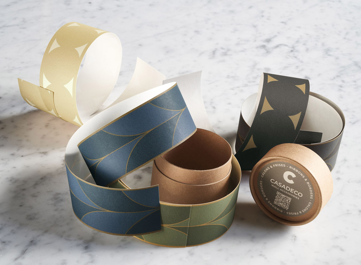 Galon Art Déco La Festive beige - Années Folles de Casadéco AMB2 | Réf. ANFO201101326