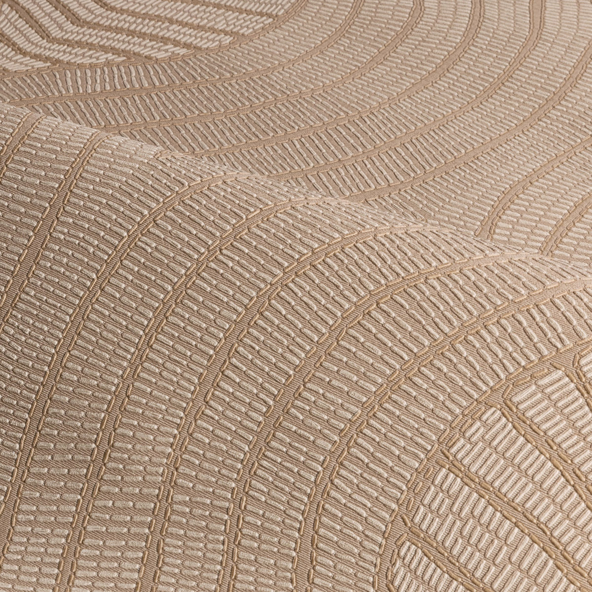 Papier peint Feuille Brodelia ficelle - Broderies de Casamance AMB VAGUES | Réf. CAS-76993364