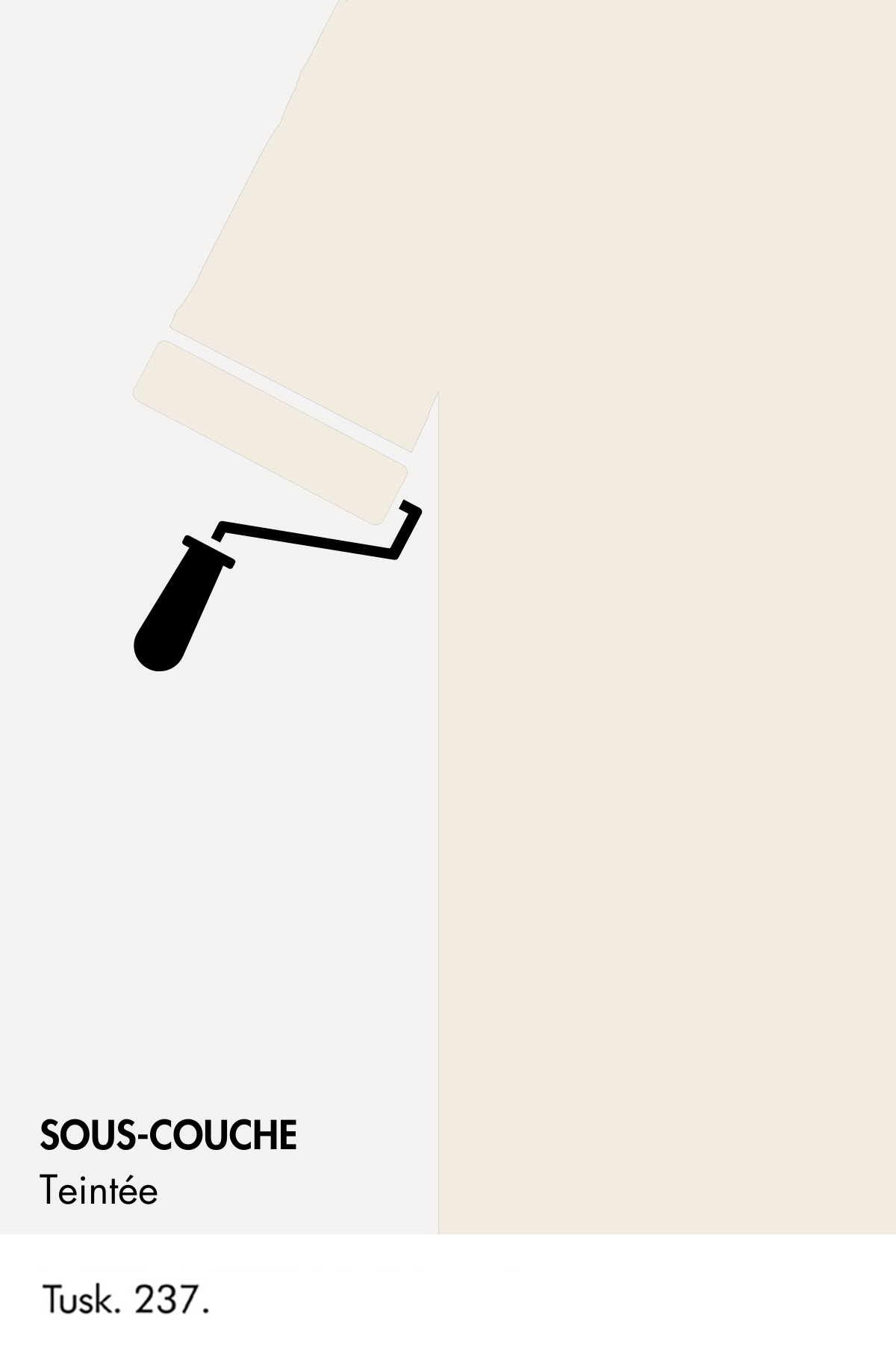 Sous-couche teintée Tusk n°237 Intelligent ASP (All Surface Primer) 1 litre