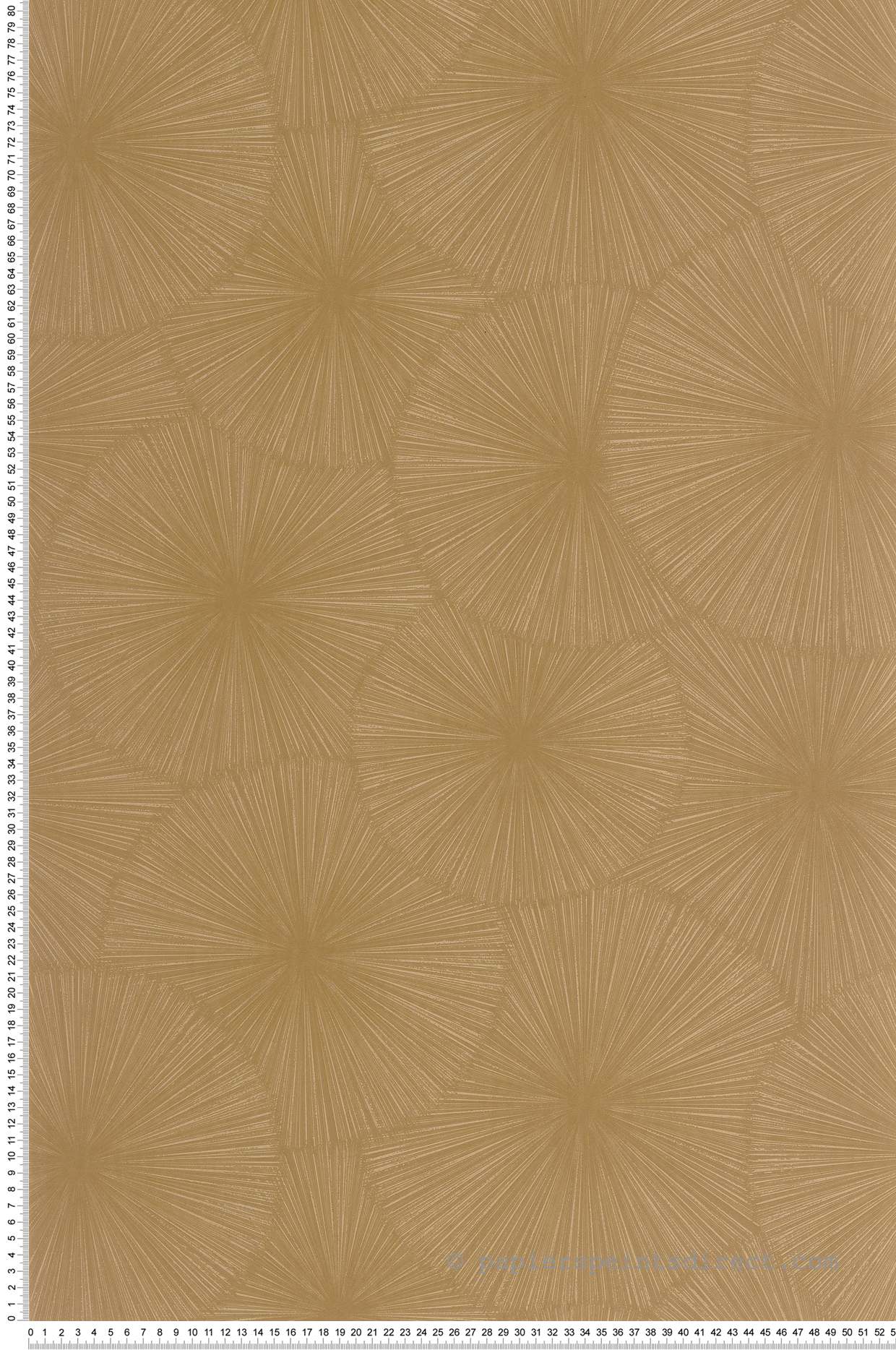 Papier peint Graphique Helios camel - Solaris de Casadéco | Réf. SOLA201872612