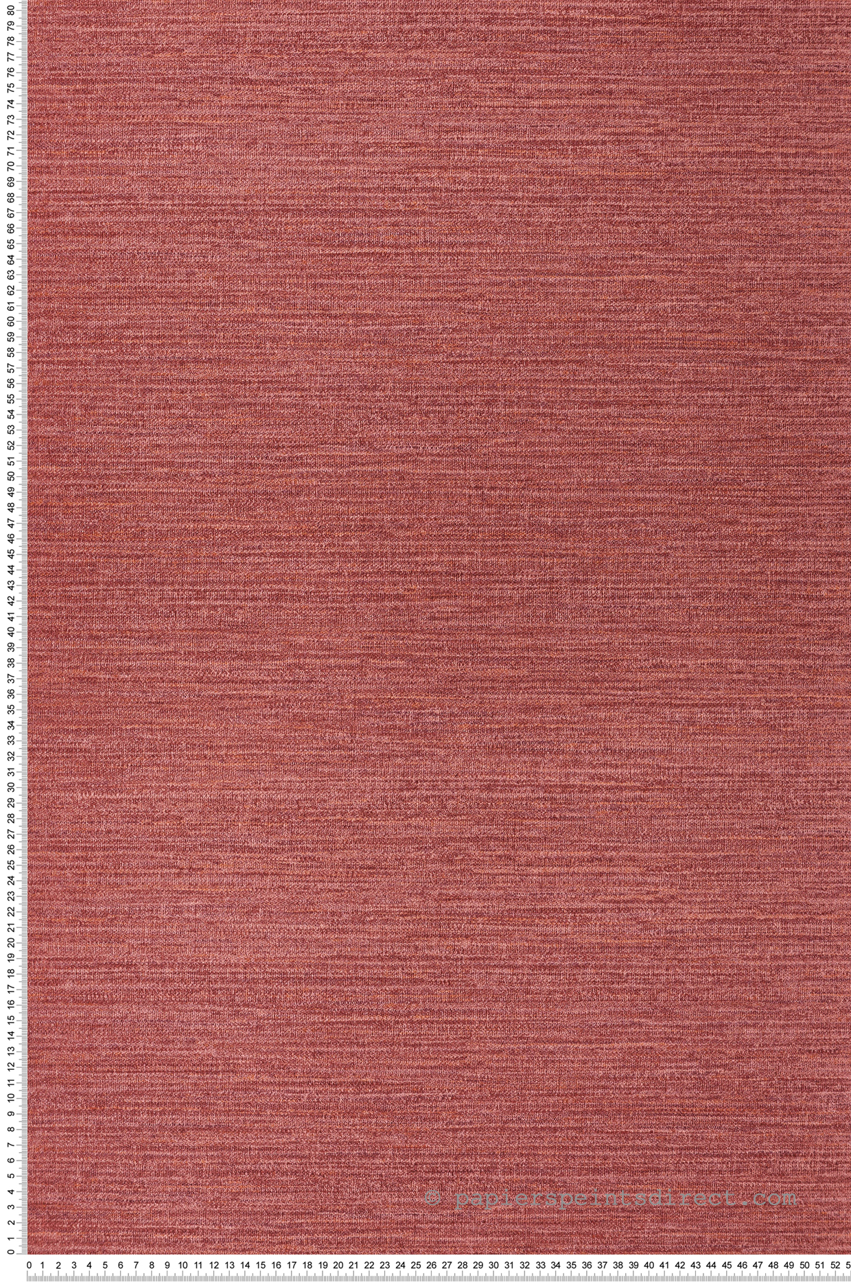 Papier peint Faux Uni Tissage Occitan grenat rosé - Terra Rossa de Casamance | Réf. CAS-76233364